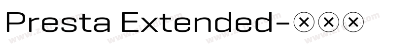 Presta Extended字体转换